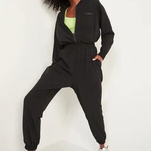 Black zipped Jumpsuit